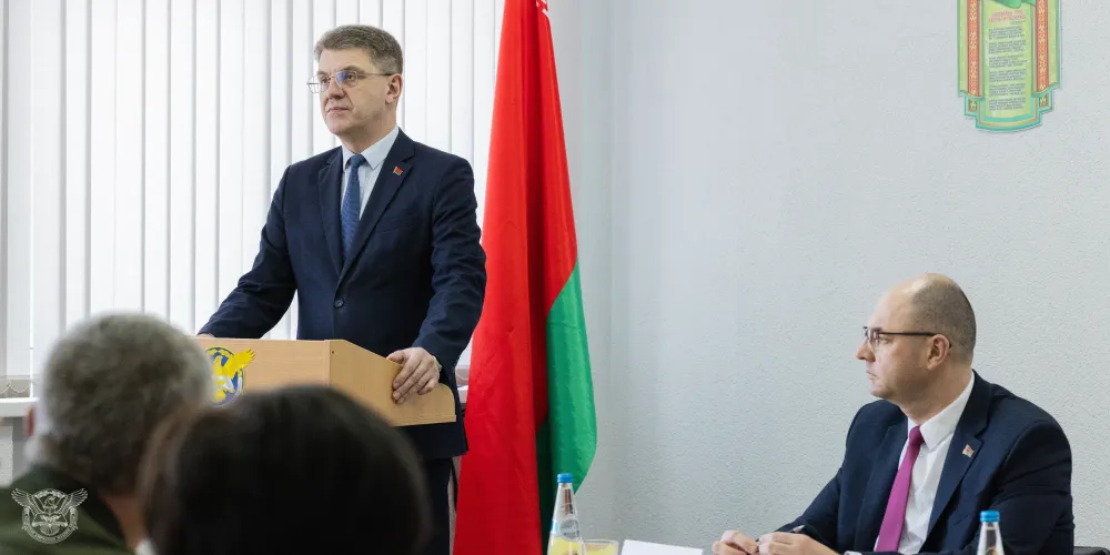 Встреча председателя Мингорисполкома с трудовым коллективом и курсантским активом БГАА
