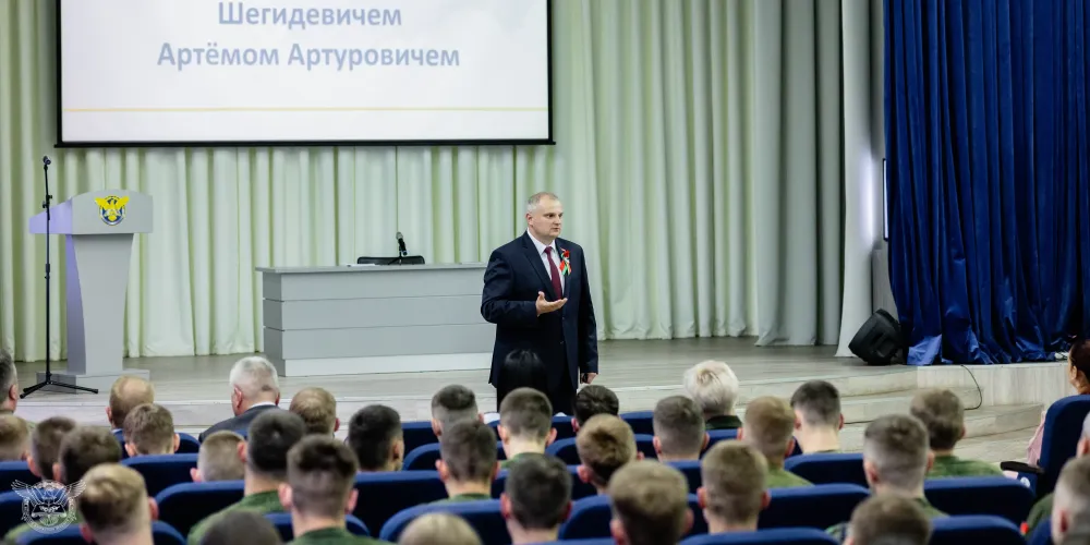 Встреча коллектива БГАА с делегатом VII Всебелорусского народного собрания