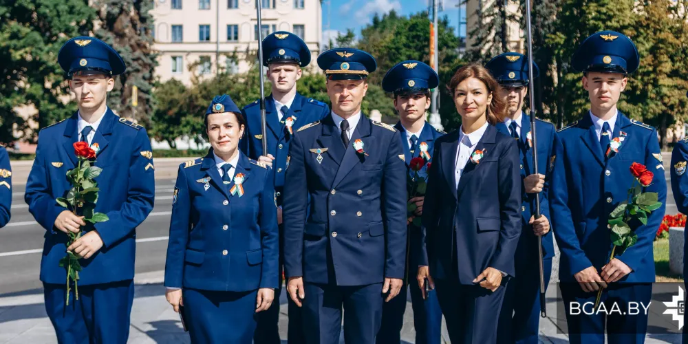Курсанты БГАА приняли участие в торжественных мероприятиях, посвященных Дню Независимости Республики Беларусь